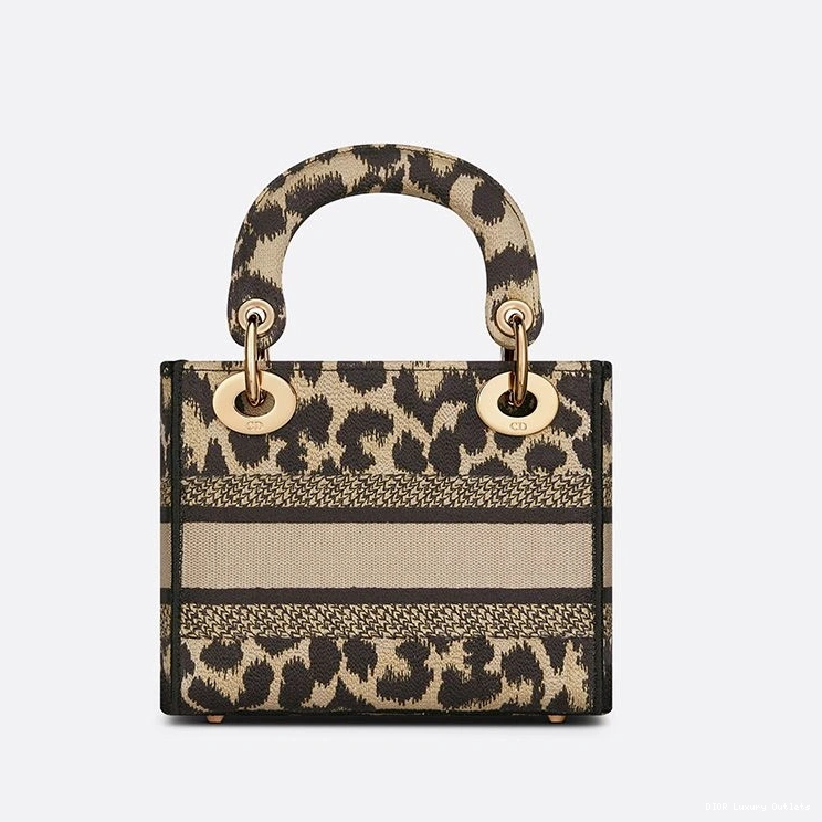 Cheap Canvas Motif Lady Mini D-lite Beige Bag Mizza 0813 Luxury